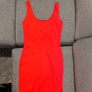 Tildon bodycon red dress-small